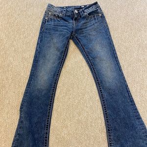 miss me jeans size 27 relaxed bootcut
